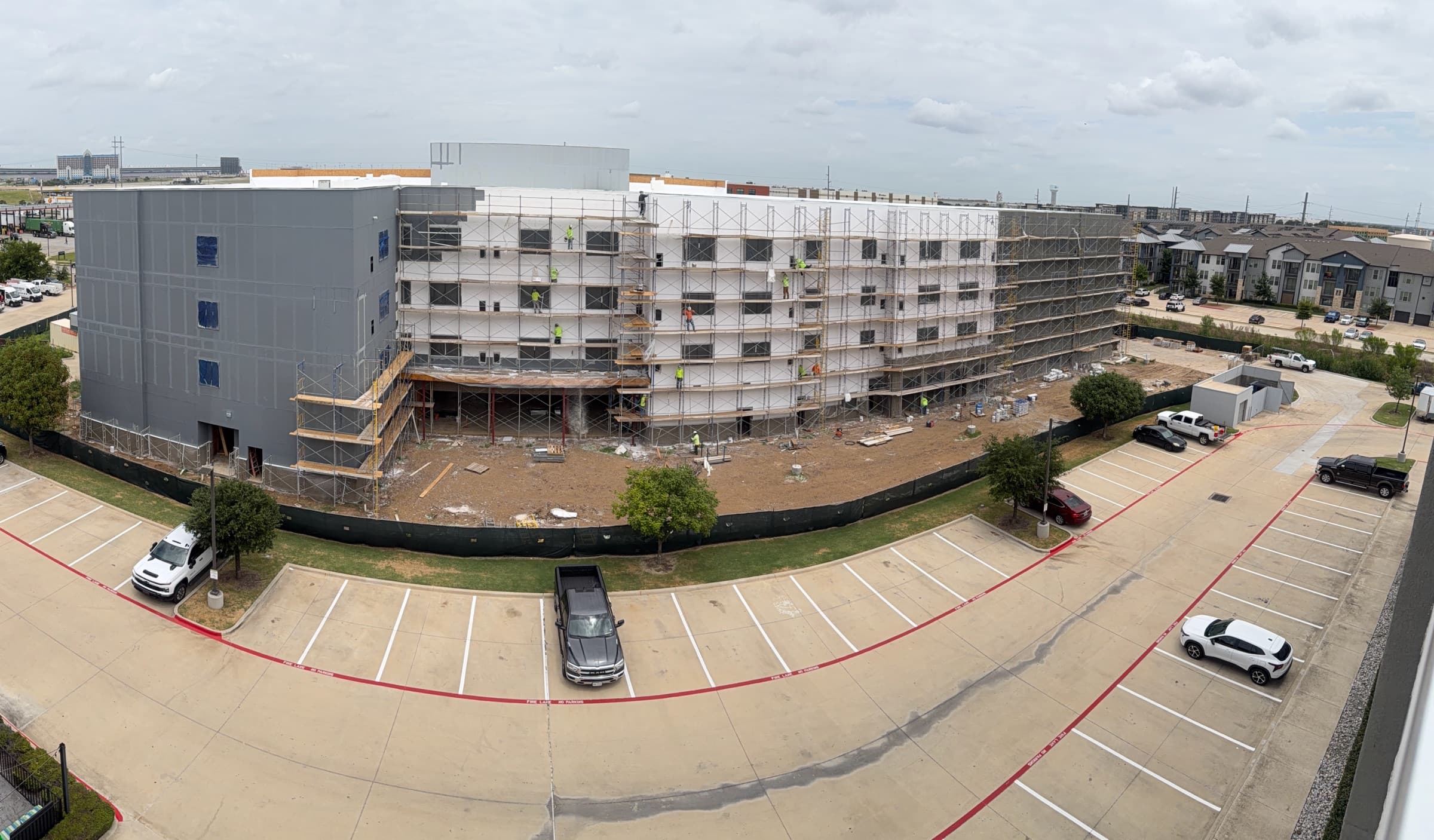 Homewood Suites Northlake under construction in Northlake, TX