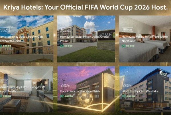 FIFA hotels in dallas 2026 kriya hotels
