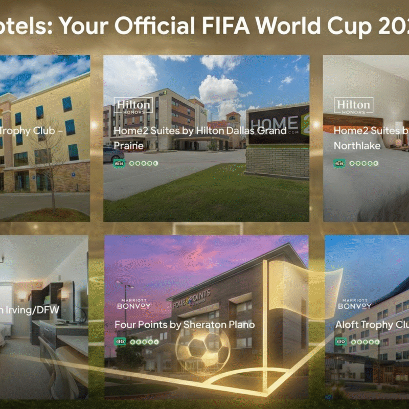 FIFA hotels in dallas 2026 kriya hotels